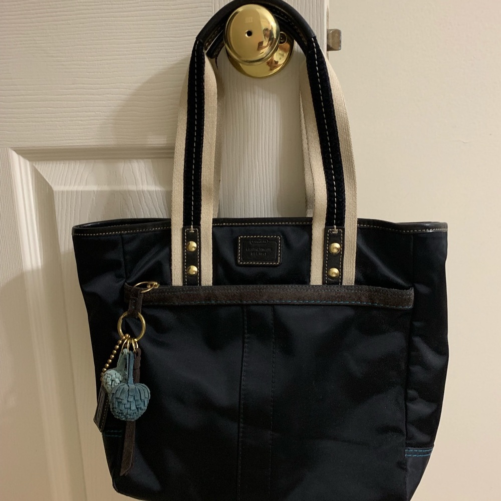 Coach nylon small tote